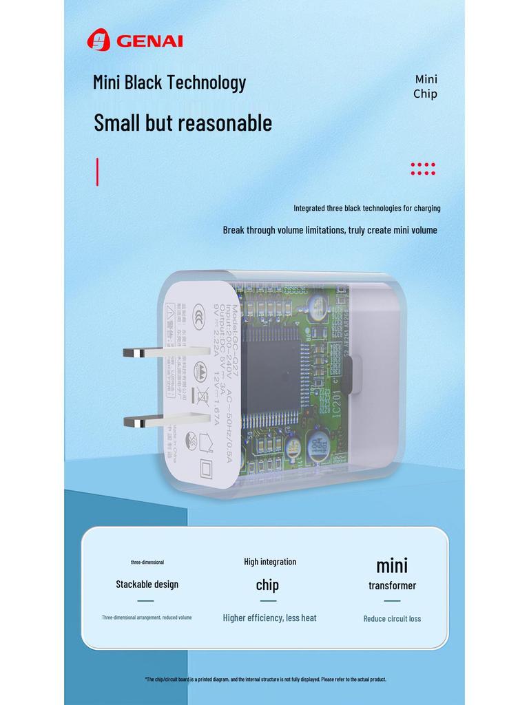 PD 20W Fast Charger, 3C Certified, Single Port for iPhone 14/13/11