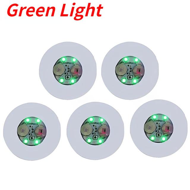 

20/1PCS Luminous Cup Stickers Lights 6cm LED Bottles Coaster Lamps for Bar KTV Wedding Party Cocktail Drink Cups Vase Decoration 1PC