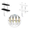 Clear Shatterproof Darted Board Holder For Sports Enthusiasts And Collectors Acrylic Storage Stand For Home Use