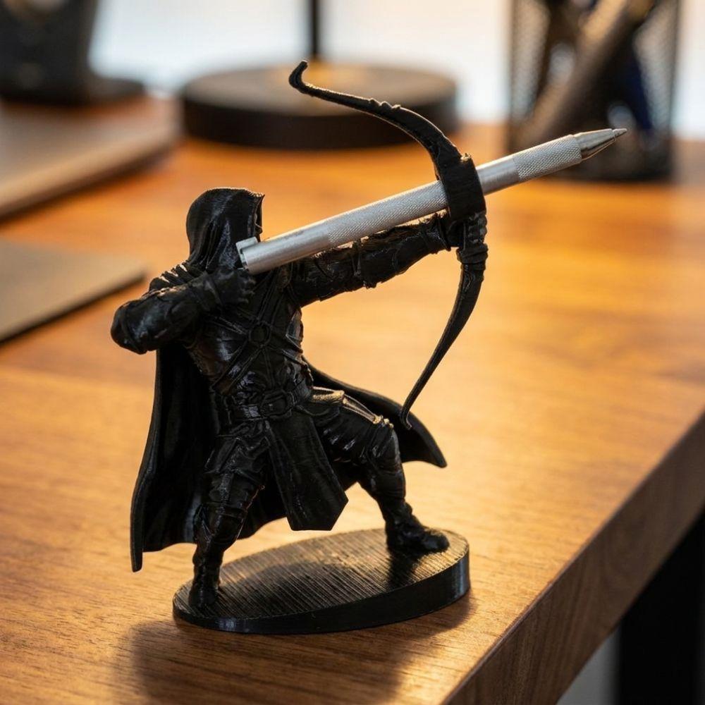 Retro Archer Pen Stand Plastic Pencil Stand Stationery Gift Knight Pen Holder Study Use