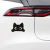 Peek-a-Boo PVC Decals Black Car Styling Cover Car Window Decals  Car Electric Motorcycle Stickers
