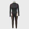 K9790 Sexy Contrast Color Mesh Splicing Jumpsuit for European and American Fashion