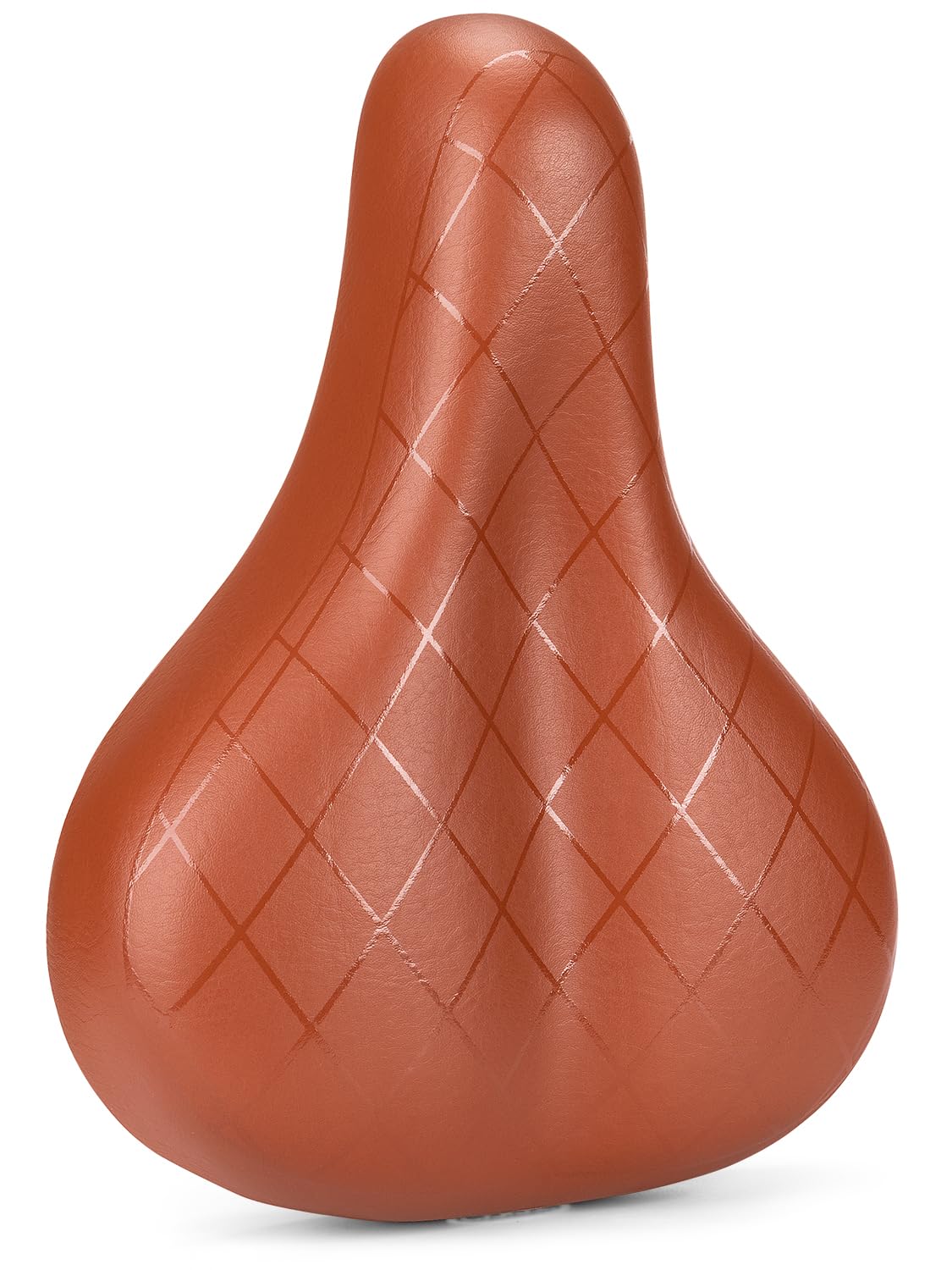 

CXWXC Bicycle Large Brown Saddle, Comfortable, Thick, Waterproof, Cushioned, Size, (CX-232)