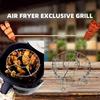 Diseñado para Freidoras de Aire Acero Inoxidable 304 Estante Multinivel + 24 Brochetas Compatible con Freidoras de Aire y Hornos de 3QT–6QT Un Imprescindible para Asar en la Cocina