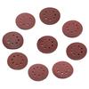 10 Pcs 125mm 5inch 8 Holes Hook Loop Sanding Discs Grit Orbital Sander Pad Mat