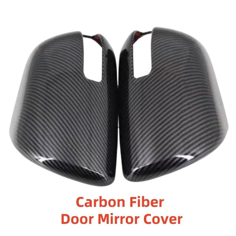 Biltillbehör Krom Bakre Spegel Tillbehör Kolfiber Dörrspegelkåpa Trim Klistra Stil För Toyota RAV4 Xa30 2005 2006 2009 2011 2012