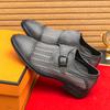 Men Monks Grey Derby Wedding Dress Summer Pointed Toe Elevator Shoes Tuxedo Prom Blazers Shoes Plus Size