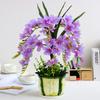 Artificial flower Phalaenopsis Vase set Fake flower plastic Home living room decoration Indoor bonsai farmhouse decor christmas