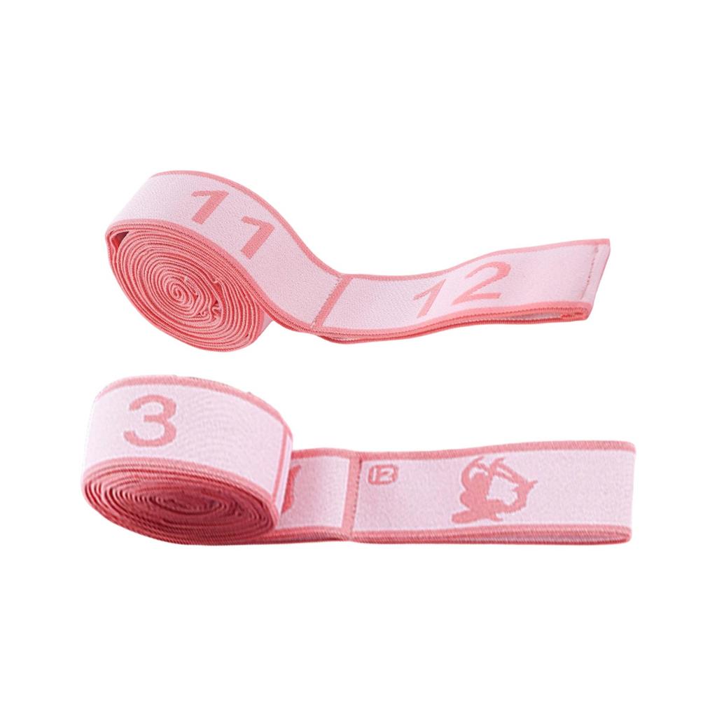 Stretch with Numbered Loops for Yoga Pilates Physical and Strength Training Exercise
