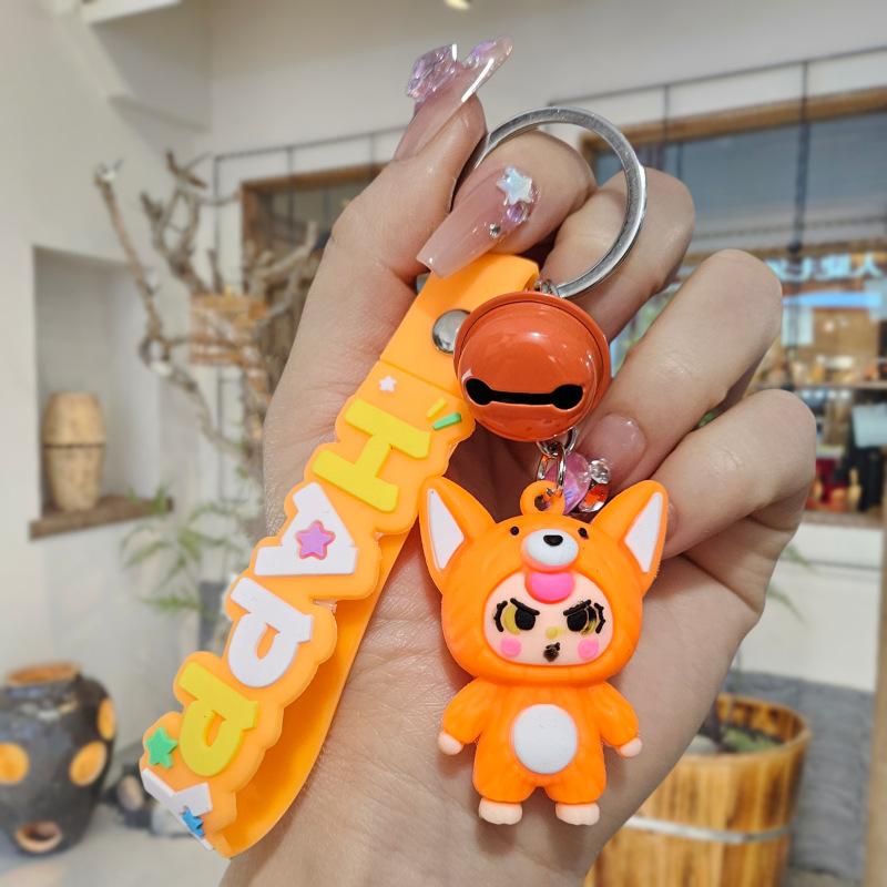 Neuer Cartoon Baby Dreijähriger Schlüsselanhänger Puppenanhänger Internet-Berühmtheit Niedliche Tasche Kleines Geschenk Autoschlüsselanhänger