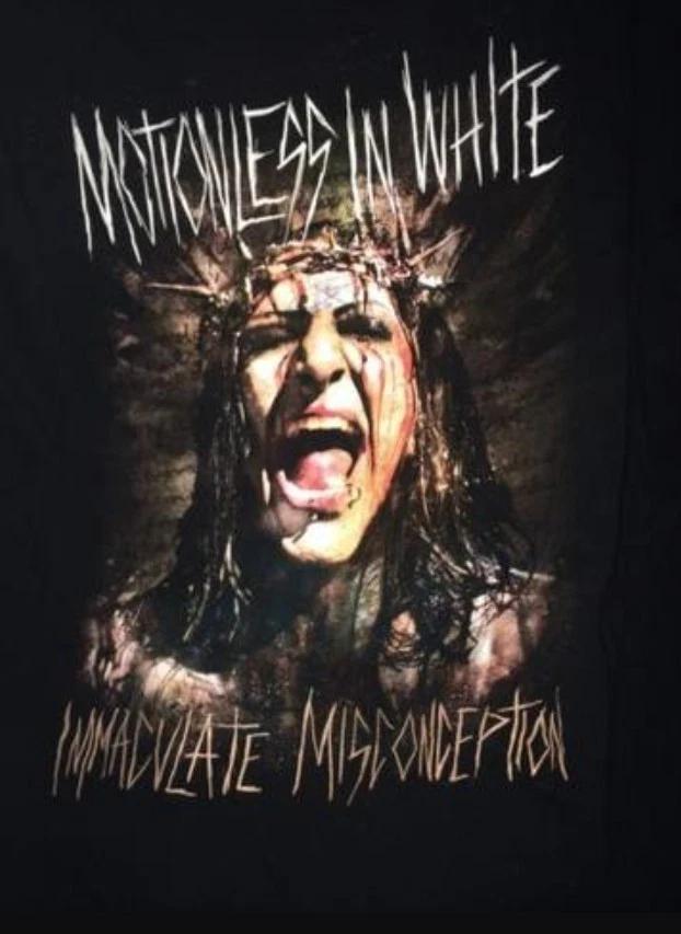 

New Signed Motionless In White T-shirt Unisex All size shirt E1186 L