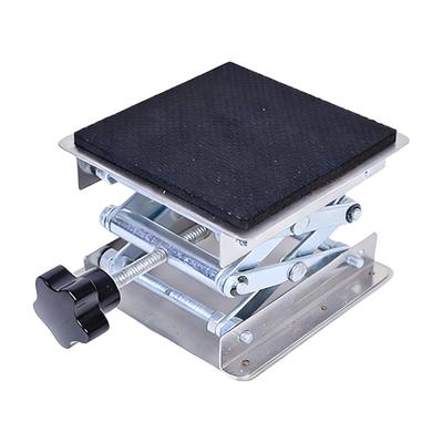 MultiPurpose Soft Cushioned Mounting Bracket Scissor Stand For Woodworking Routers Elevating And Chemical Apparatus