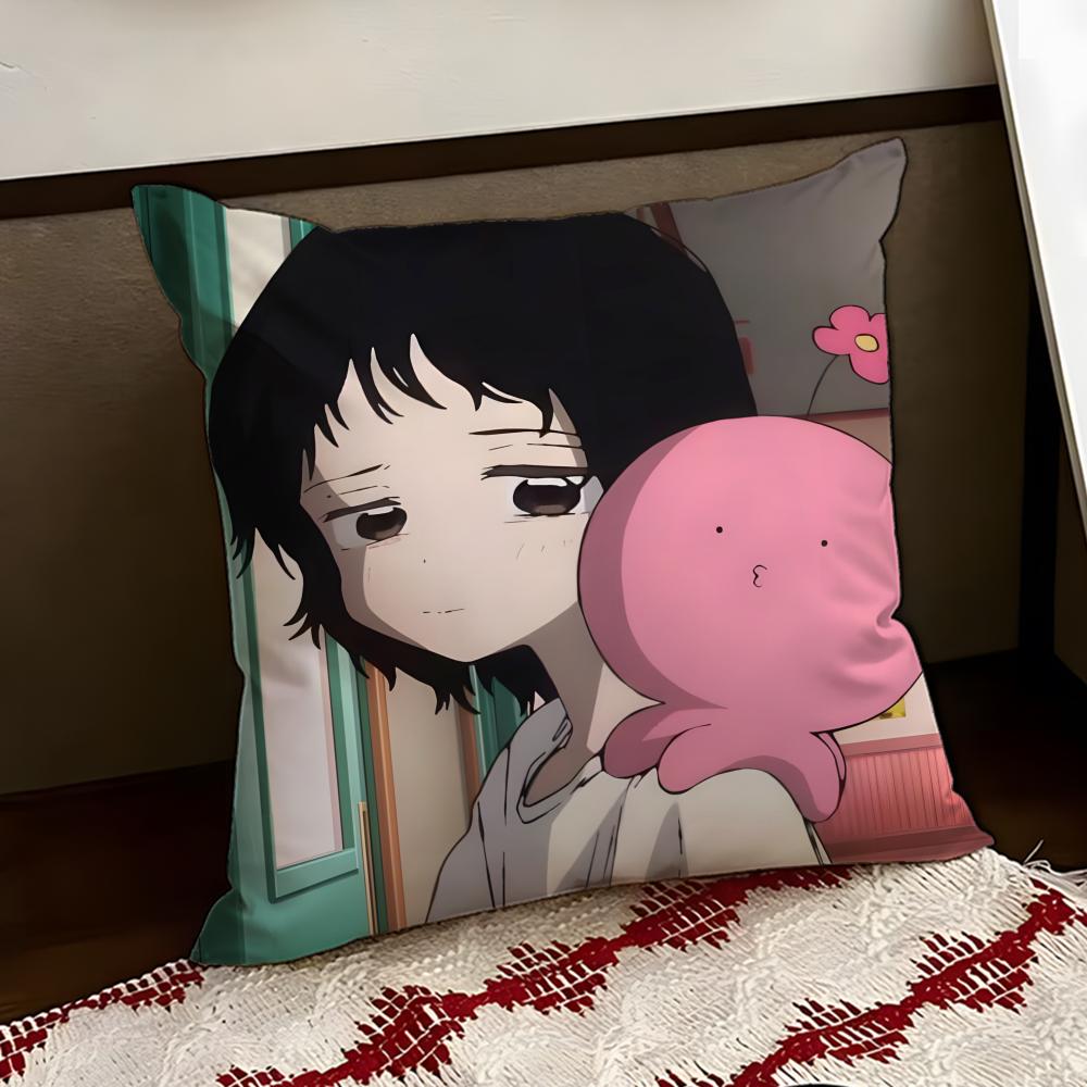 TTakopis Original AnimeSin Cushion Cover Reversible Soft Durable Pillow Cover Home Car MultiScene Use for Daily Comfort