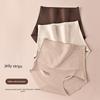 Women's Spring and Autumn Jelly Cross Band Cotton Bottom Crotch 10a Antibacterial No Trace High Waist Belly Triangle Briefs