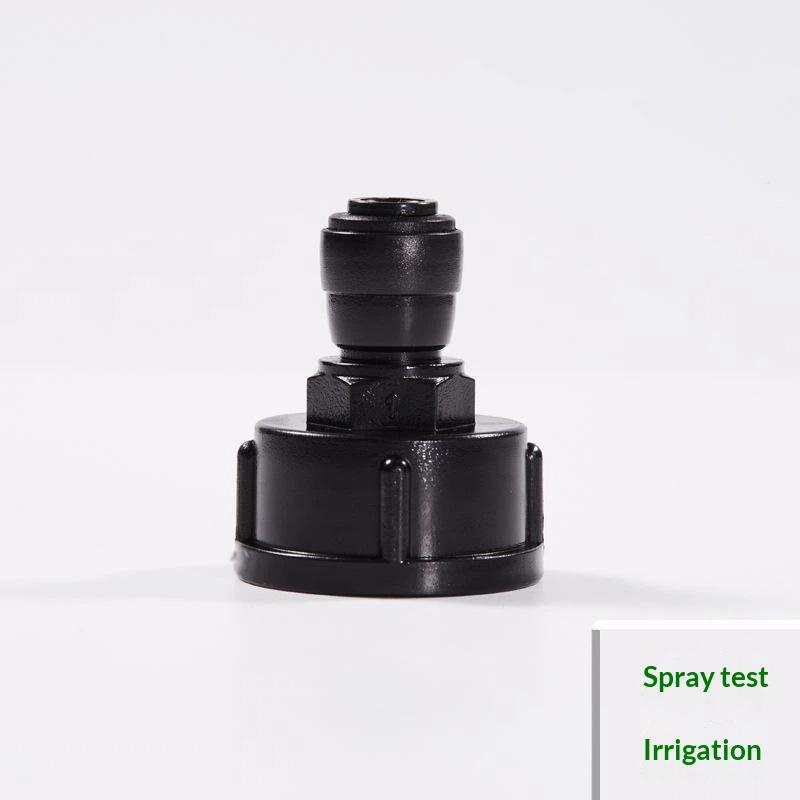 RO Water Filter Fittings Food-Grade POM Straight Elbow Tee PE Pipe Bulkhead Connector for Home Reverse Osmosis System