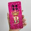 Liquid Silicone Crown Letter Phone Case For Realme 13 Pro Plus 13Pro 13ProPlus 5G Shockproof Camera Lens Protect Soft Back Cover