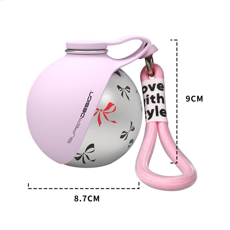 2-in-1 Portable Dog Water Bottle for Small Dogs Leak-Proof Travel Water Bottle Pet Travel Water Dispenser Stainless Steel Bottle