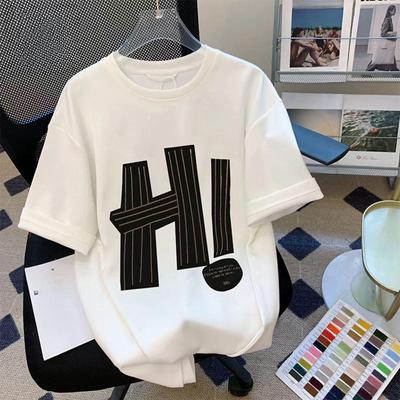 Men's Short Sleeve T-shirt  Summer New Loose Half Sleeve T-shirt