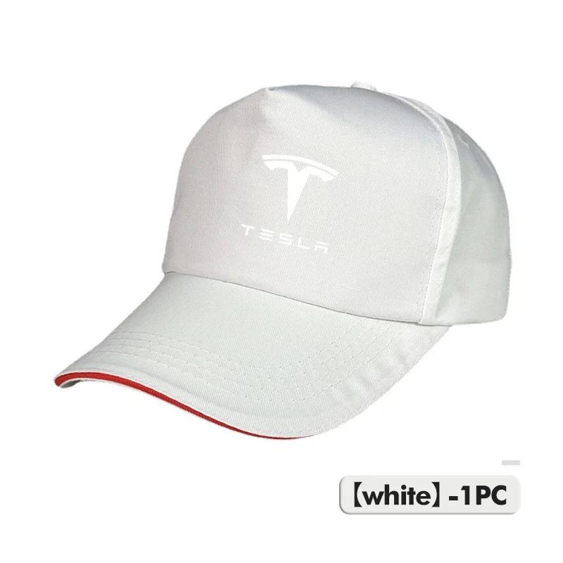 Car Sticker Tesla Fashion Car Logo Sun Hat Adjustable Snapback Baseball Cap For Tesla Model 3 Y S X 2021 Roadster Cybertruck Jug