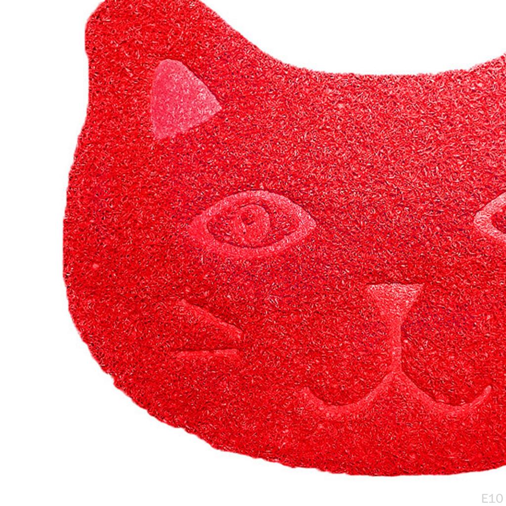 Cat Bowl Mat Dog Food Placemat Pet Feeding Tray Non Slip PVC Material Suitable for Small Dogs
