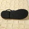 Women's Wide Width Elastic Sandals, Metal Detail Flat Slides, European Beach Slippers for Women