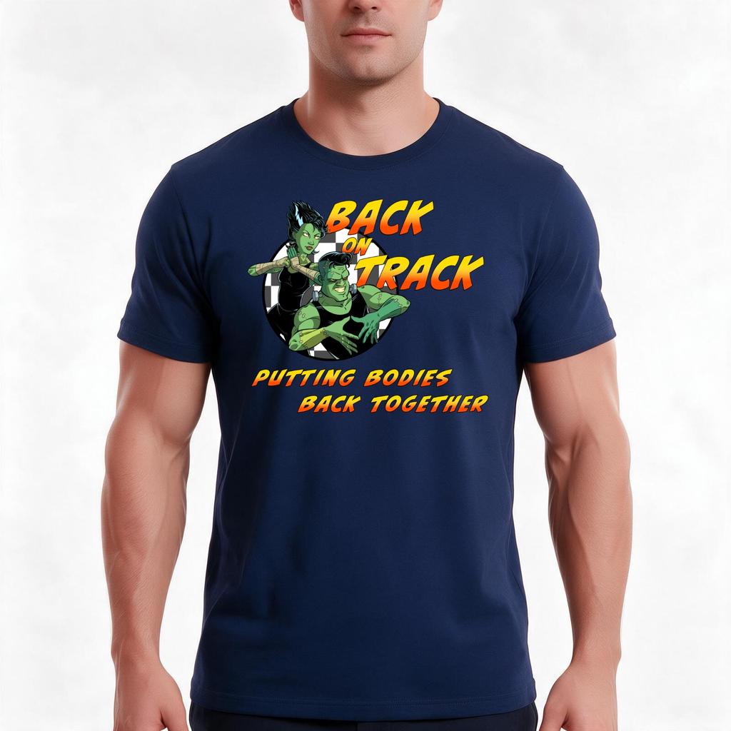 Back On Track Merch Tshirt Summer Casual Cotton Tee Oversized Streetwear Tops Vintage Graphic Print Loose Fit Short Sleeve