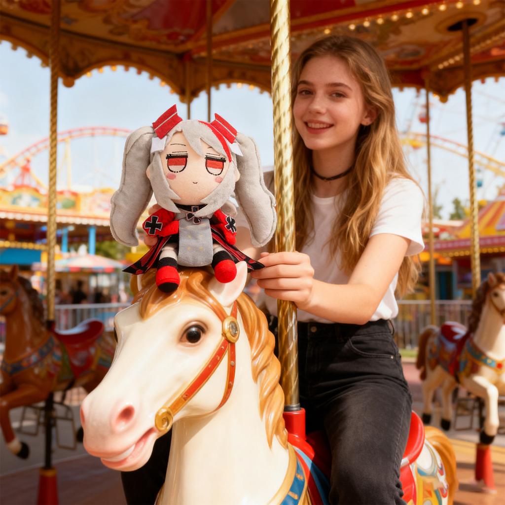 Plüschpuppe, Spielzeuggeschenk, Cartoon, Stoffpuppe für Kinder, Geschenkkissen für Kinder