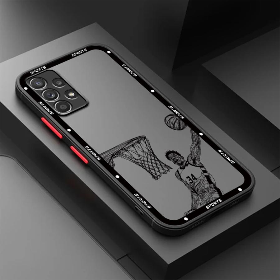 

Cartoon Basketball Star Sports Case for Samsung Galaxy A56 A55 A34 A36 A54 A17 A52 A14 A23 A35 A53 A52S A72 A73 A33 A16 A15 Galaxy A52