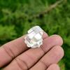Natural Rainbow Moonstone Solitaire Adjustable Ring 925 Silver For Girls