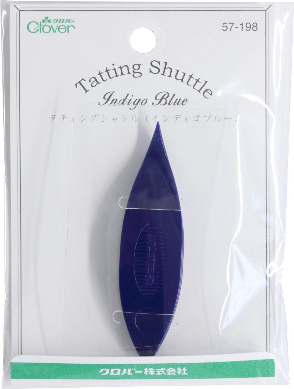 Clover Tatting Lace Tool Tatting Shuttle Indigo Blue 57-198
