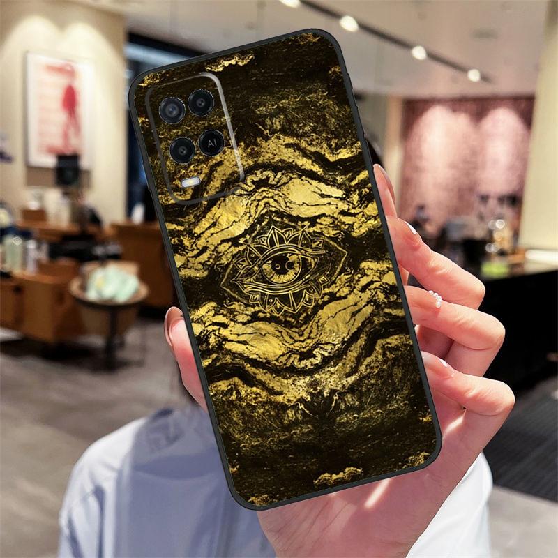 Pyramid Eye Symbol Case For Oppo A40 A60 A80 A18 A38 A58 A78 A98 A16 A76 A96 A15 A17 A77 A74 A94 A54 A57S Cover