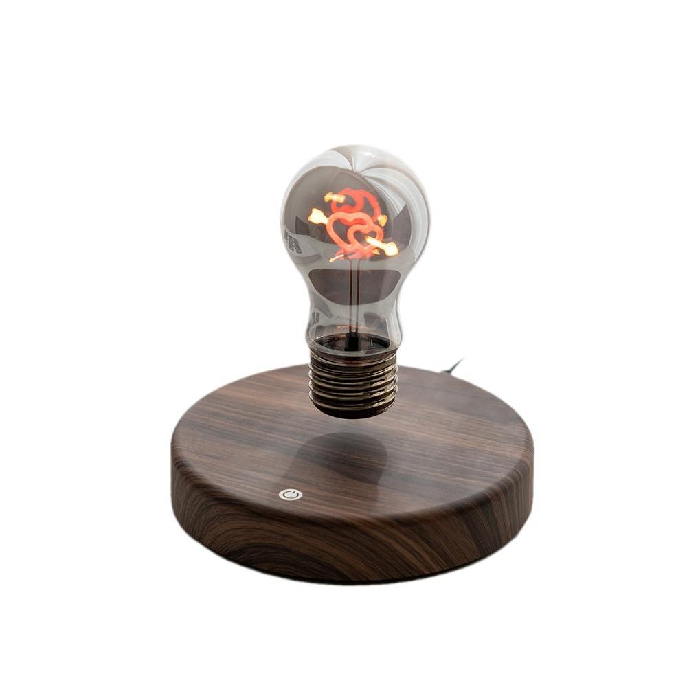 Dropshipping Creative Atmosphere Magnetic Levitation Light Bulb Small Night Light Desktop Technology Decoration Novelty Gift CJH