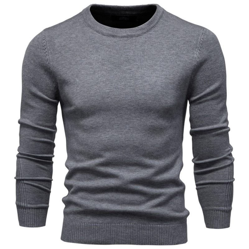 Mens Turtleneck Knit Sweater Casual Long Sleeve Pullover Fall Winter Slim Fit