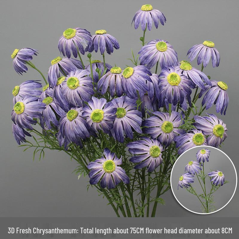 10-Piece Purple Floral Artificial Flower Set for Wedding and Aisle Decor