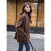 MOKANA Women's Luxury Double-Faced Wool Coat with Scarf