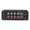 Stereo Mixer Stereo Sound Mixer 4 Channel  Input and Output Mini Stereo Mixer with Separate Volume Controls for Headphones
