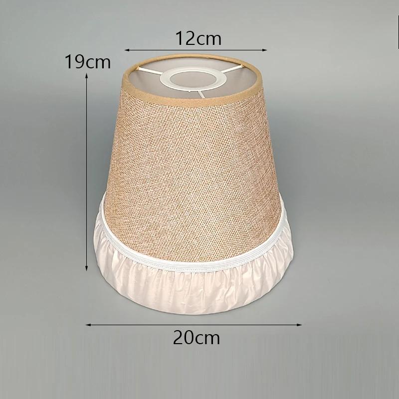White/Beige Chandelier Lamp Shade  E27 Lampshade Ceiling Lamp Cover Shade + Lens Hood Pendant Light Cover Replacement