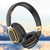 H7 Bluetooth-compatible Headphone Over Ear Deep Bass Foldable Noise Reduction Stereo Sound Wireless Headset Gaming Wear