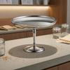 Mirror-Polished Dessert Stand Circular Base Stainless Steel