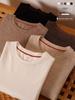 Men's Casual Round Neck Knit Wool Sweater - Autumn/Winter Solid Color Pullover Base Layer Top.