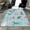 Cozy Cartoon Dog Rug Floor Mat for Living Room or Bedroom Soft and Comfortable Carpet a Gift for Birthday and Holiday.ZFF0913369