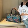 New Travel Bag Large Capacity High Sense High Value Old Flower Niche Fashion Shoulder Messenger Bag Yoga Maternity Bag