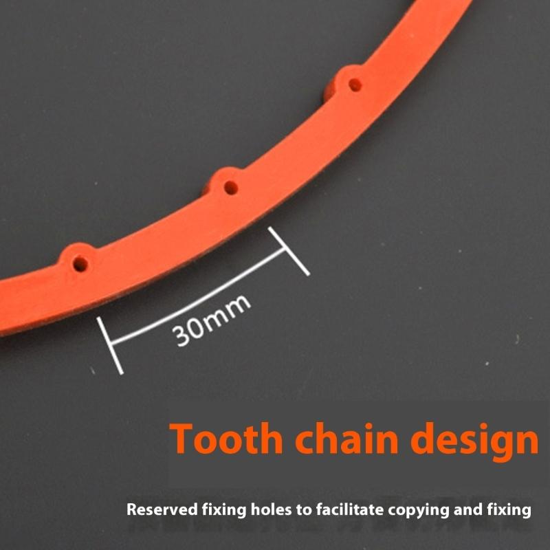 Gear Driven Flexible Rubber Form Strips for Woodworking Transfers Complex Curves 0.5M/1M/1.5M/2M Portable Curved Guide