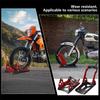 Motorcycle Trailer Heavy-Duty Iron Front Wheel Stand Wheel Chock Upright For Mount Trailer Rack Parking Fixed Frame Dirt Bike