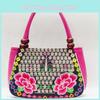 Beautifully Crafted Small Square Bag With National Style Embroidery For Fashionable Women