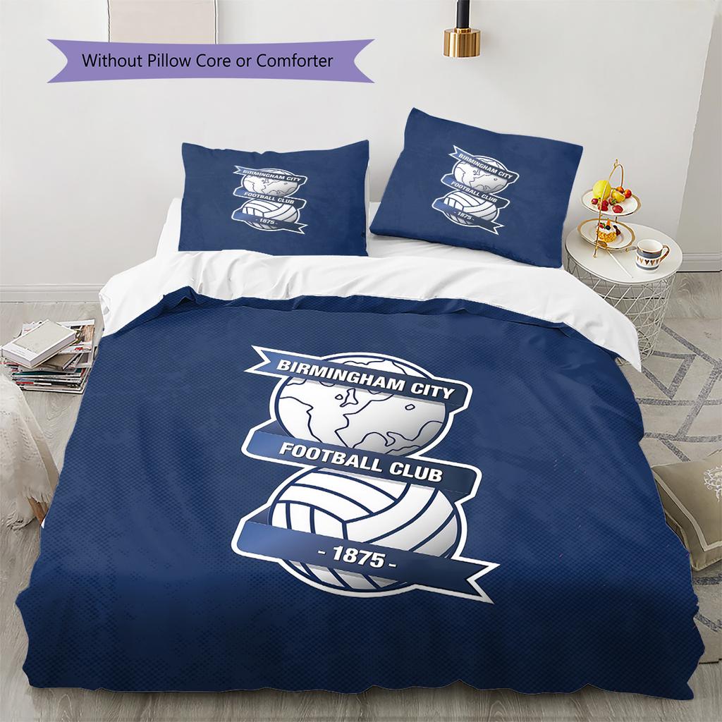 Birmingham City Pattern Bedding Quilt Set Home Decoration Gift (1 * Duvet Cover + 2 * Pillowcase Without Core)