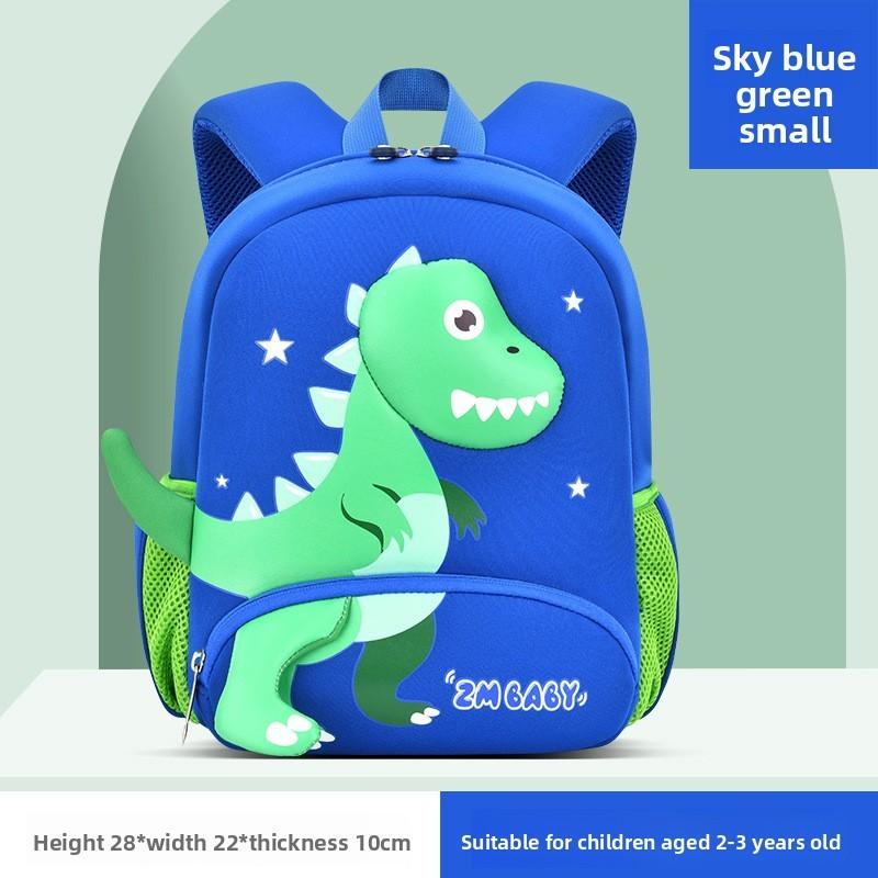 

Sesame Baby Cartoon School Backpack With Breathable Material For Children Green Small
