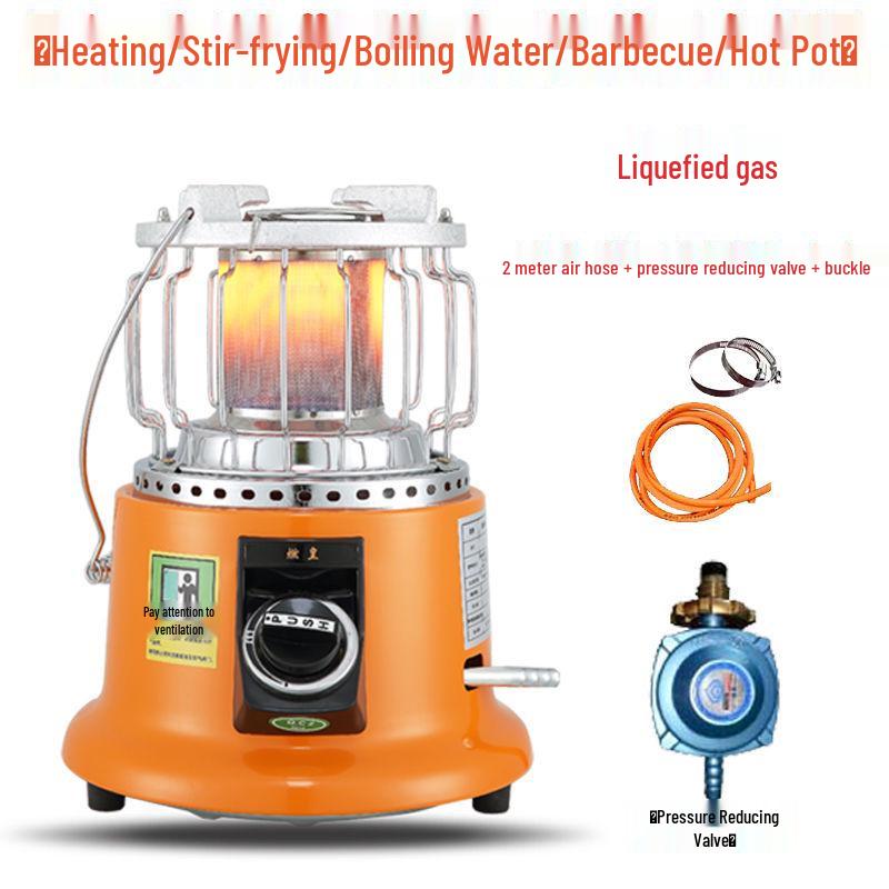 Burner Emperor Natural/Liquefied Gas Energy-Saving Fireplace Heater: New Model for Household Heating