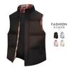 Vest Men's Autumn and Winter Stand-Up Collar Thickened Top Thermal Vest Outdoor Sports Sleeveless Vest