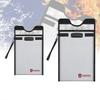 Fireproof Waterproof Safe Document Bag With Zipper File Passport Storage Bag High Temperature Resist Portable Insurance Bags